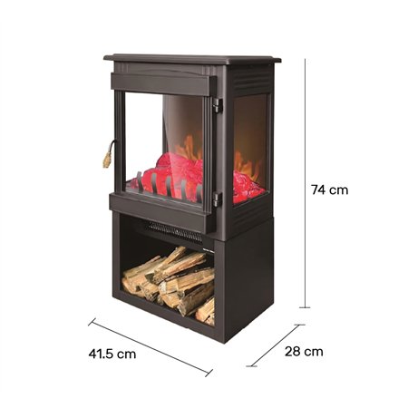 Električni kamin savršen za zimske dane. Svojom imitacijom plamena garantuje nezaboravne trenutke.
