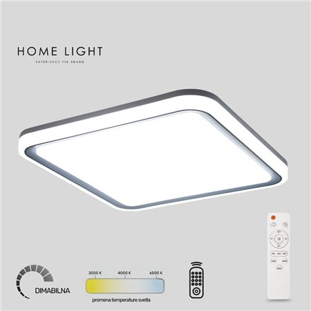 LED plafonjera sa mogućnošću dimovanja i promene temperature boje svetla.