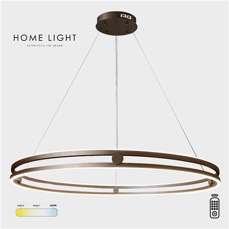 Crni LED luster sa 48W snage