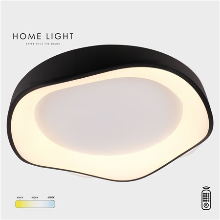 Crna LED plafonjera