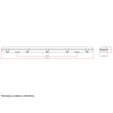 VODODIHT LED LG236A 42W 4000K