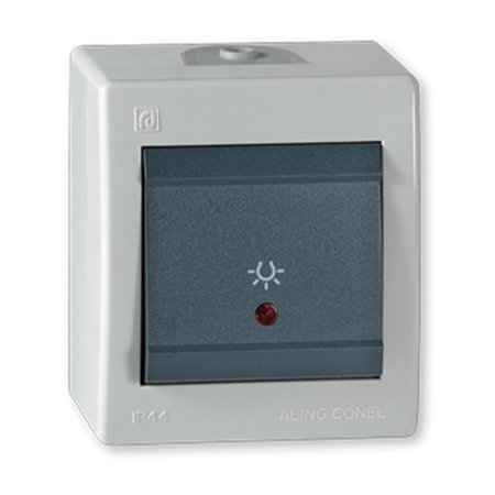 255I.1A Taster sklopka za svetlo POWER sa indik. 10A 250V~ IP44,