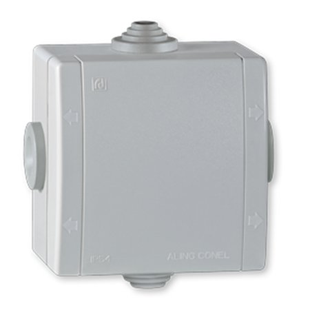 262.1 Kutija razvodna POWER 500V 80x80 IP54 sa 4 uvoda, siva