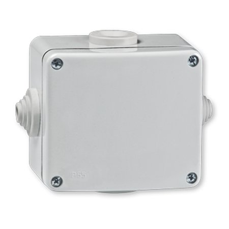 292.1 Kutija razvodna ARMOR 500V 80x70 IP55 sa 4 uvoda, sivo /