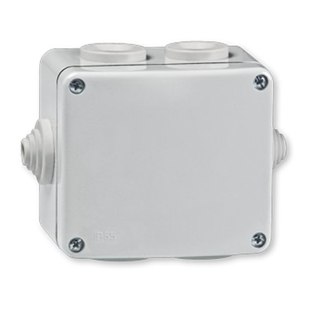 293.1 Kutija razvodna ARMOR 500V 80x70 IP55 sa 6 uvoda, sivo /