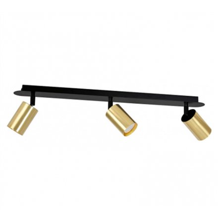 VESTA 414 SPOT LAMPA 3XGU10 MESING/CRNA