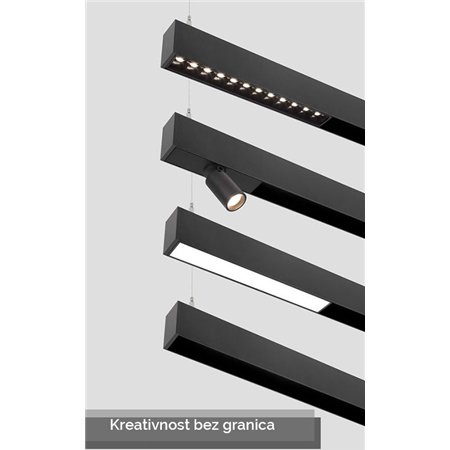 Magnetic polu ugradna šina