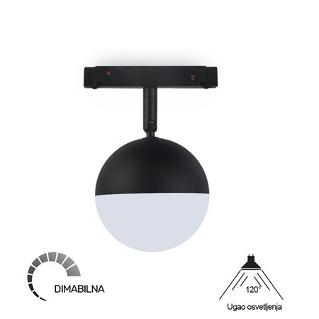 Magnetic šinska led snage 12W