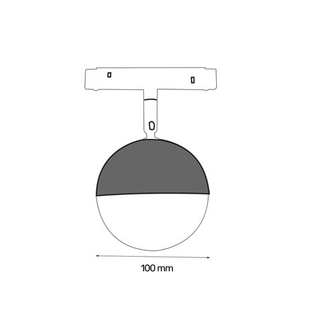 Magnetic šinska led snage 12W