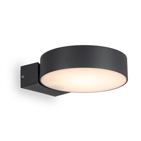 Zidna LED lampa u antracit boji.