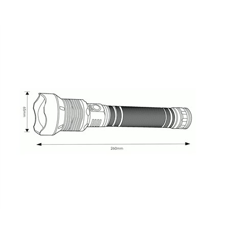 BATERIJSKA LED LAMPA YS-1404 PUNJIVA