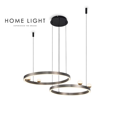 Moderan led luster toplo bele boje svetla i 78W snage.