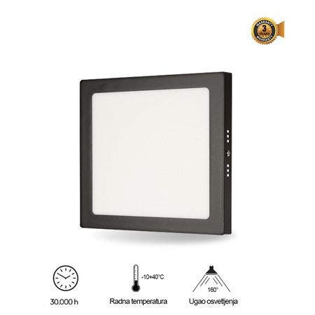 Nadgradni kvadratni LED panel