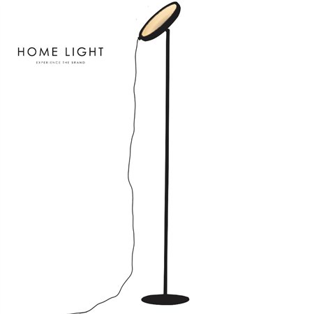 Podna led lampa crne boje